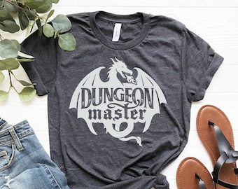 Dungeon Master Dragon T-Shirt, D&D Gaming Tee