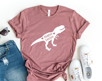 Camiseta de Mamá Saurio, Camiseta de Mamá Trex, Regalo Divertido para Mamá