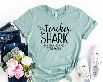 Teacher Shark Do Do Do Do Shirt, Teacher Shark Shirt, Teacher Shirt, Teacher Gift, Preschool Teacher, Funny Teacher Shirt