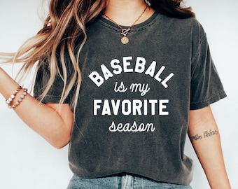 Maglietta "Il baseball è la mia stagione preferita" - Maglietta unisex Bella Canvas