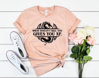 Dungeons and Dragons XP-shirt, DnD Geek Gift