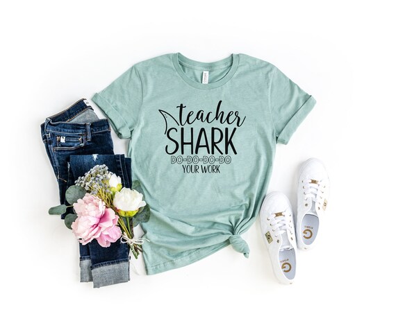 Teacher Shark T-Shirt Doo Doo Doo - Family Gift T-Shirt Teacher Shark T-Shirt Doo Doo Doo - Family Gift T-Shirt