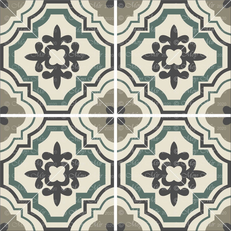 Download Viktorianischen Stil Fliesen-Design 2 SVG digitale Datei ...