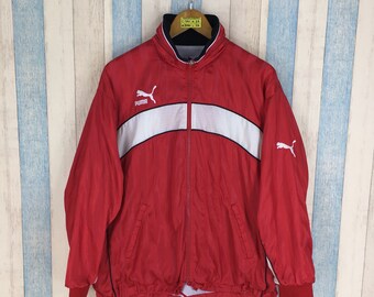 red puma windbreaker