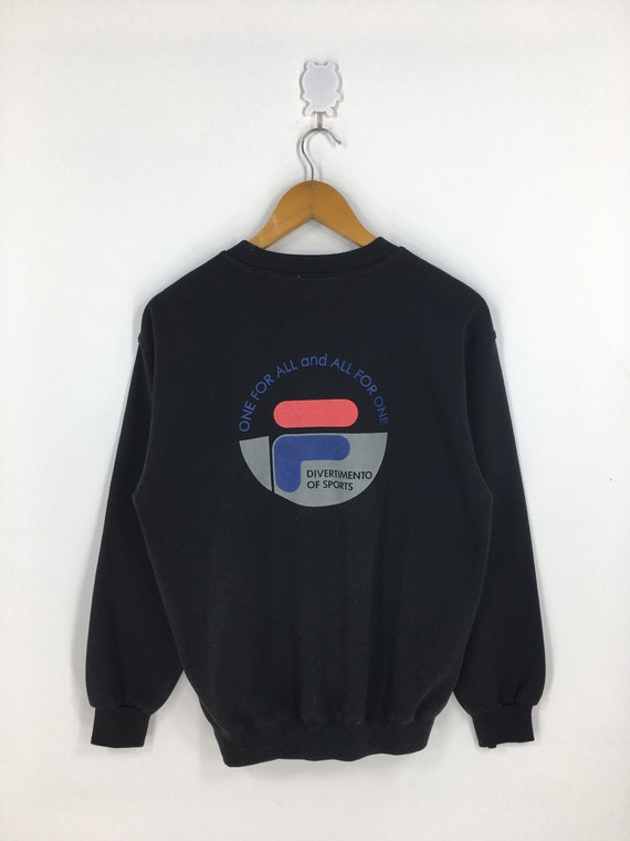 Fila Intimo 90's Sweater Medium Vintage Fila Biell
