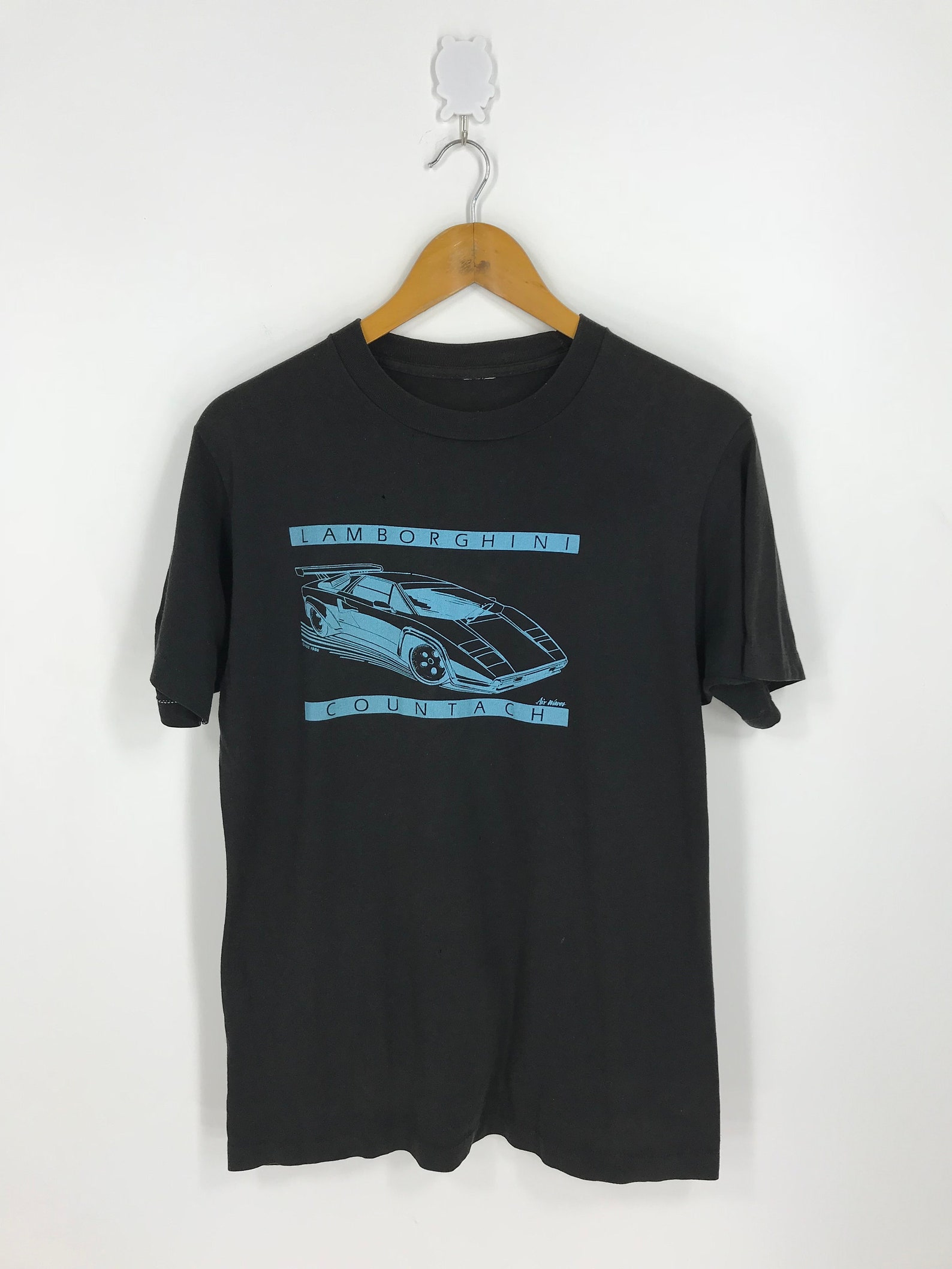 Vintage 90's Lamborghini Countach T Shirt Small Streetwear | Etsy