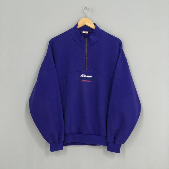 Ellesse Italia Sweater Purple Vintage 90s