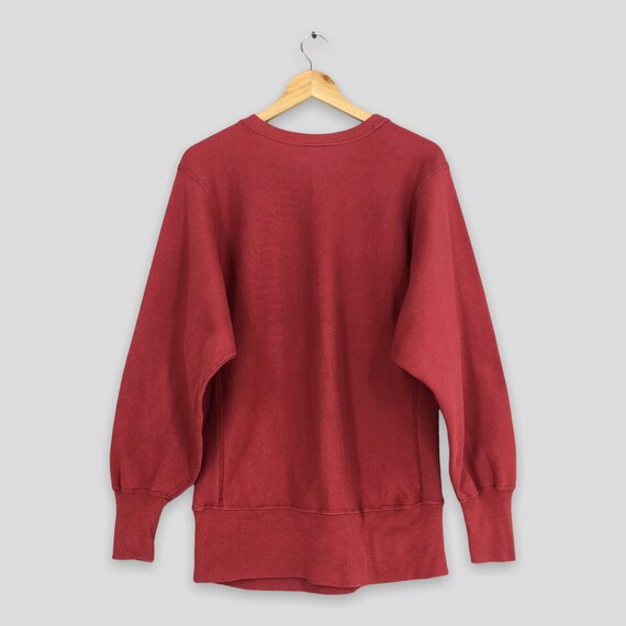 Vintage Champion Reverse Weave Red Sweatshirt Medium 80s Etsy Canada