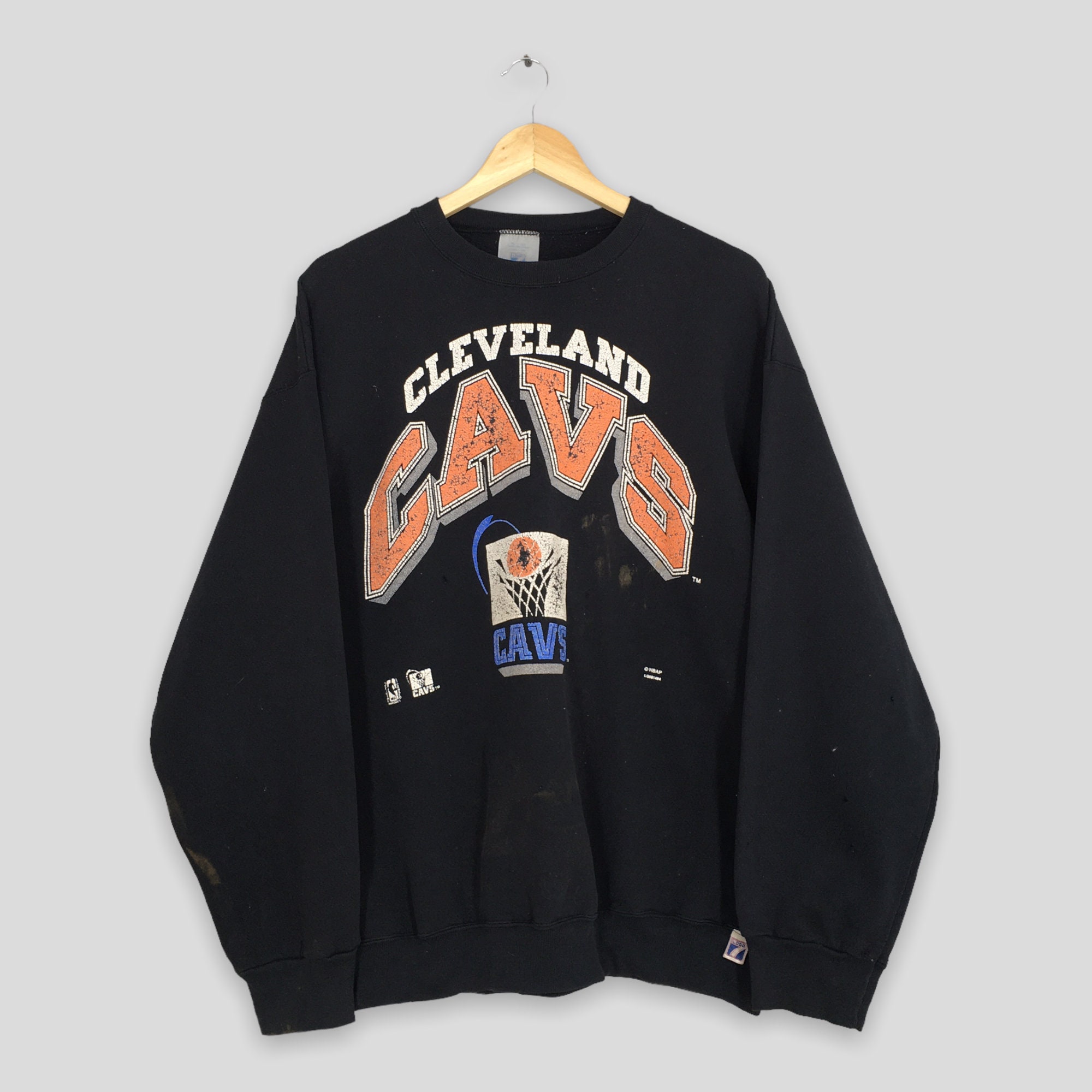 Vintage NBA (Nutmeg) - Cleveland Cavaliers Sweatshirt 1990s X-Large