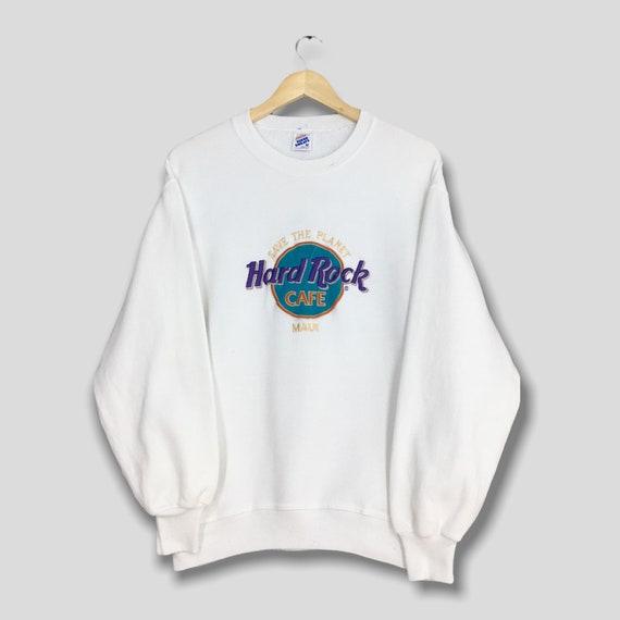 Vintage 90s Hard Rock Cafe Maui Usa Sweatshirt Medium Hard - Etsy