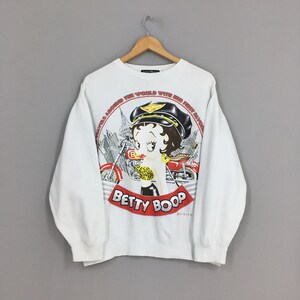 white betty boop sweatshirt