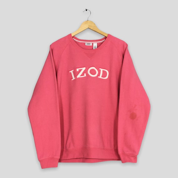 Vintage Izod Spell Out Sweatshirt Women Xlarge Y2K Izod Sportswear