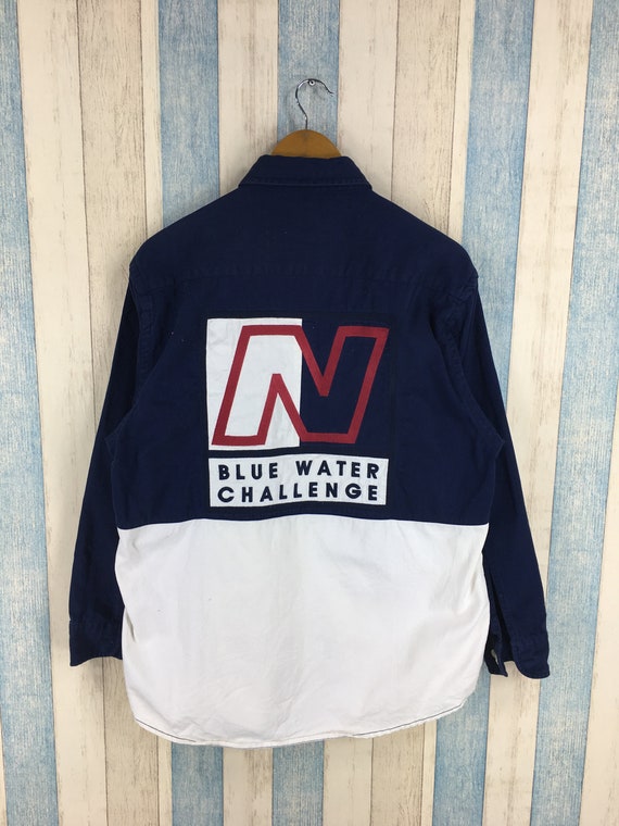 Vintage Nautica Blue Water Challenge Shirt 90's Na