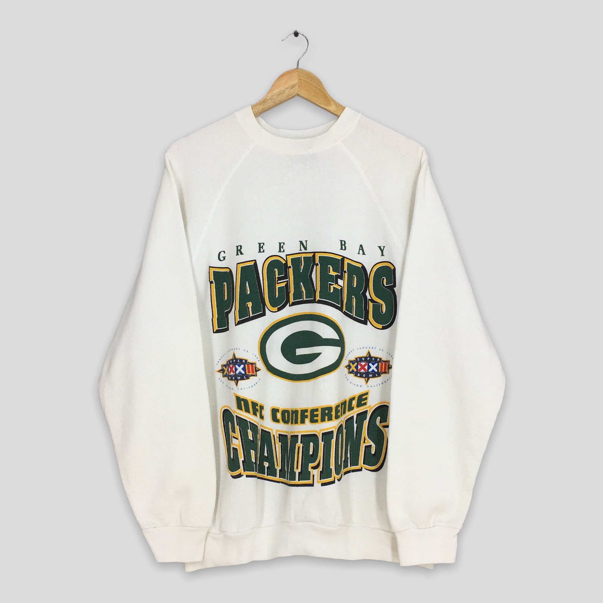Green Bay Packers Vintage Crewneck - Etsy