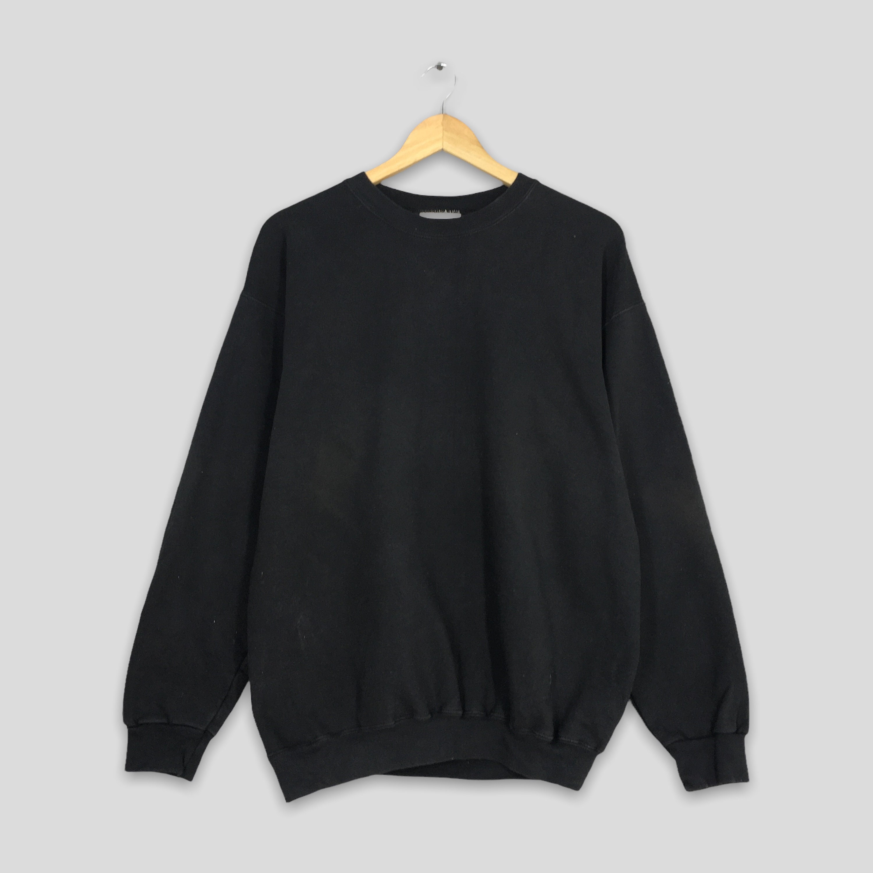Plain Black Sweater - Etsy