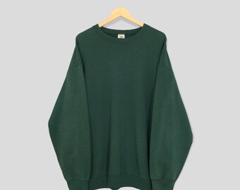 Vintage 90s Fruit of the Loom Green 