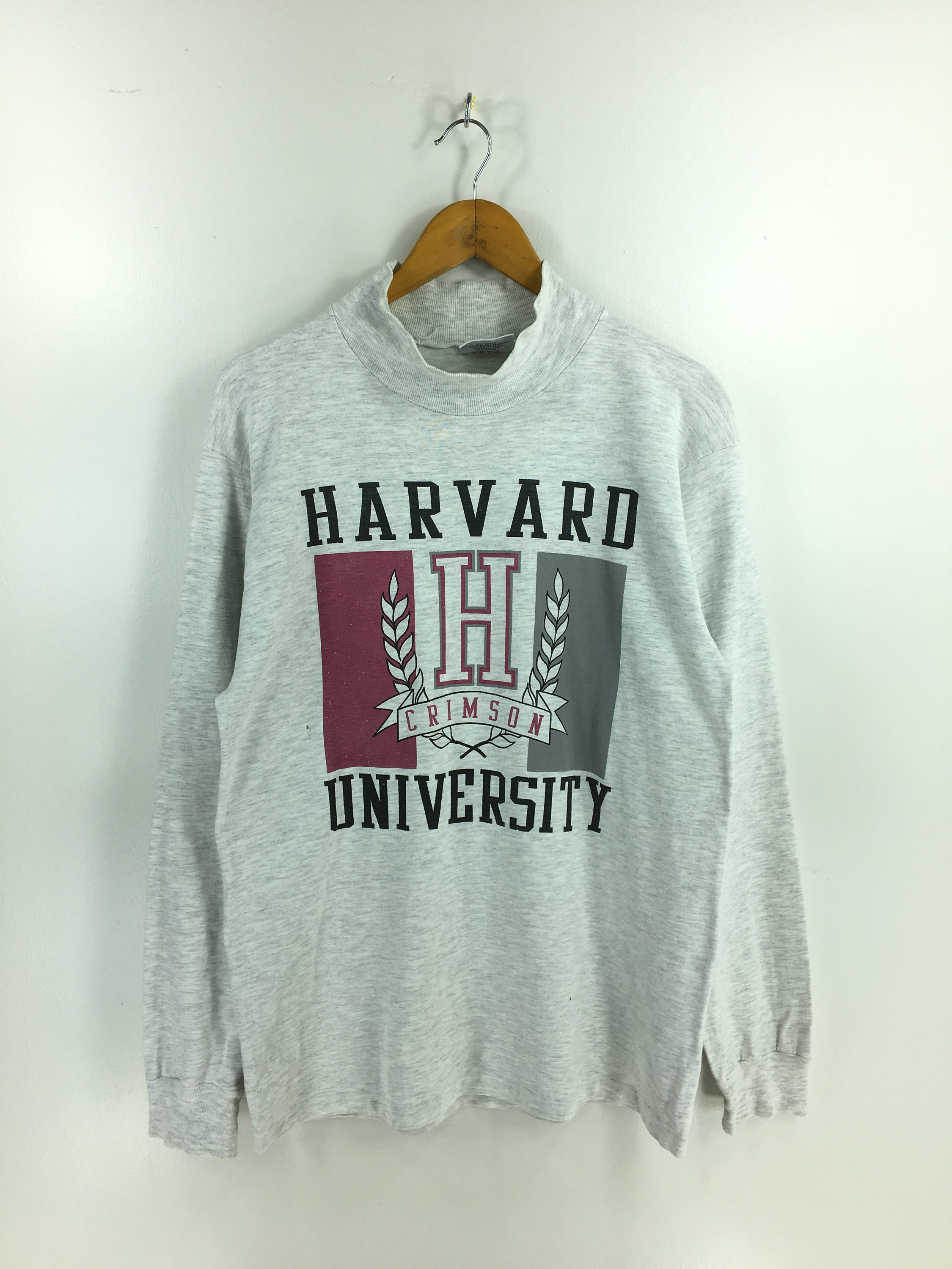 Vintage Harvard University Gray Sweatshirts Large Harvard | Etsy