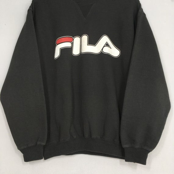 Vintage Fila Sweater Large Fila Biella Italia Big… - image 3