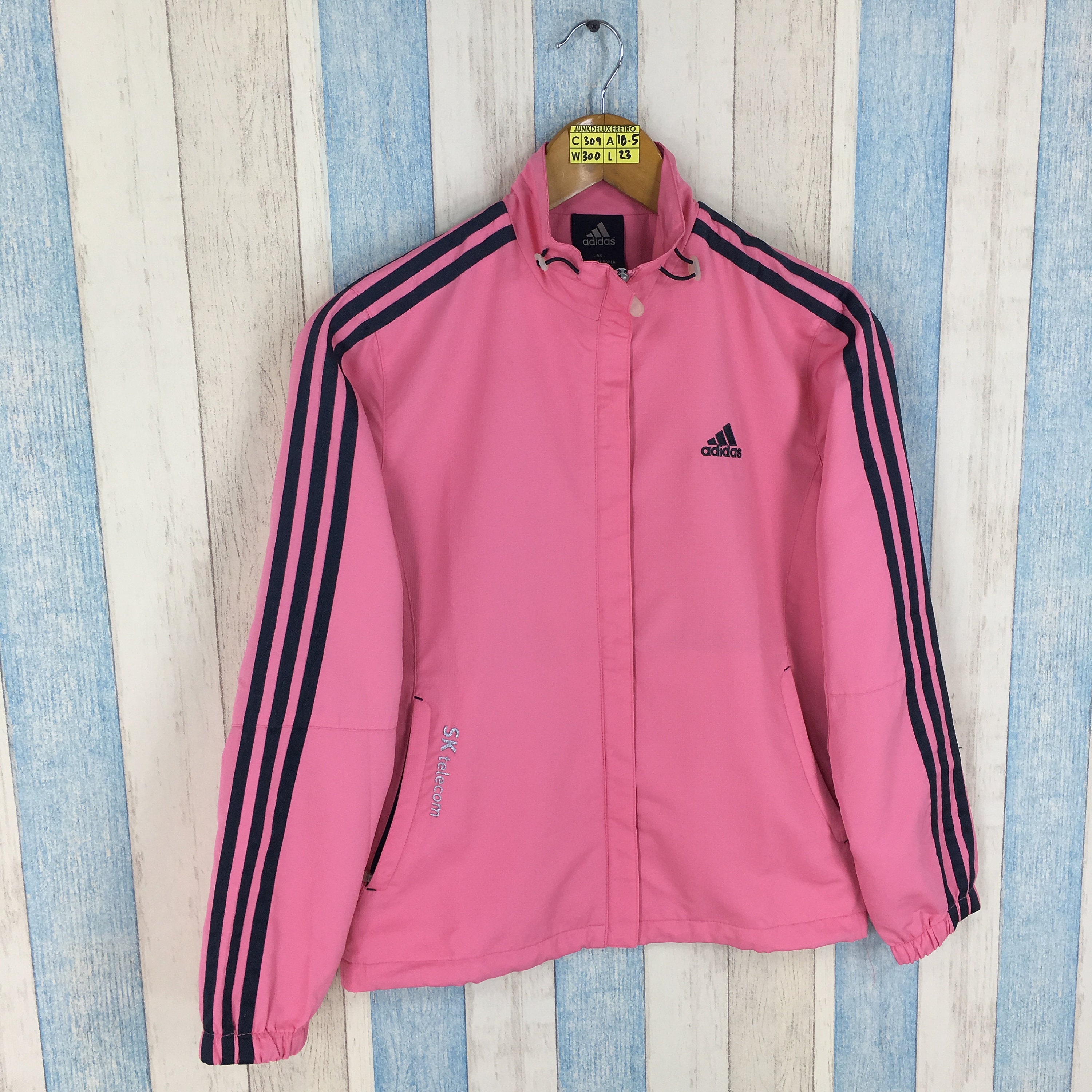 Adidas Pink Windrunner Jacket Women Small Vintage Adidas | Etsy