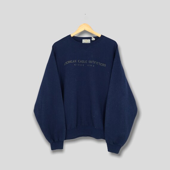 Vintage American Eagle Blue Sweatshirt Large 90s American - Etsy Canada