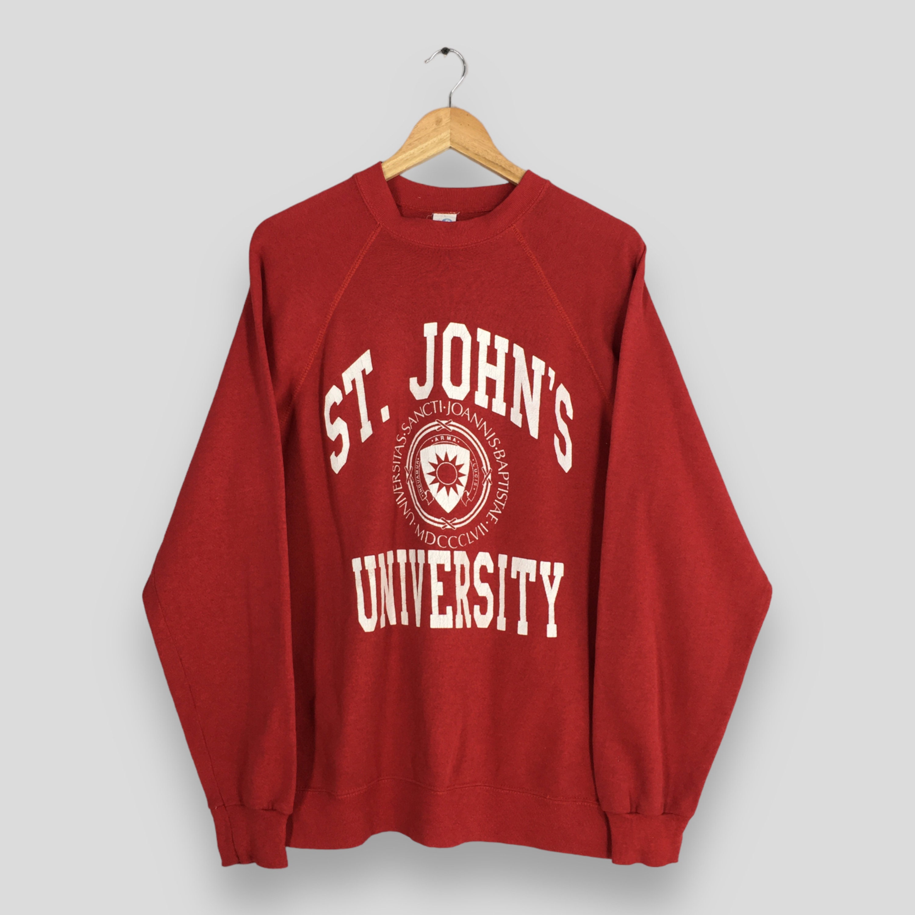 Vintage St.John's University Hoodie 70s/80s era - Depop