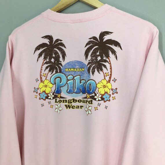 Piko Longboard Sweatshirt Medium Women Vintage 80… - image 2