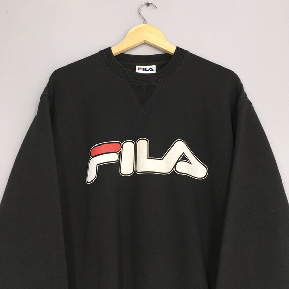 Vintage Fila Sweater Large Fila Biella Italia Big… - image 2