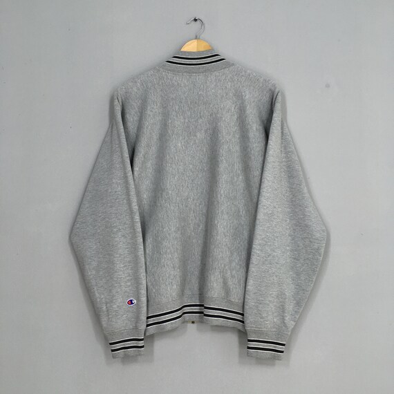 Vintage Champion Reverse Weave Zipper Sweater Lar… - image 9