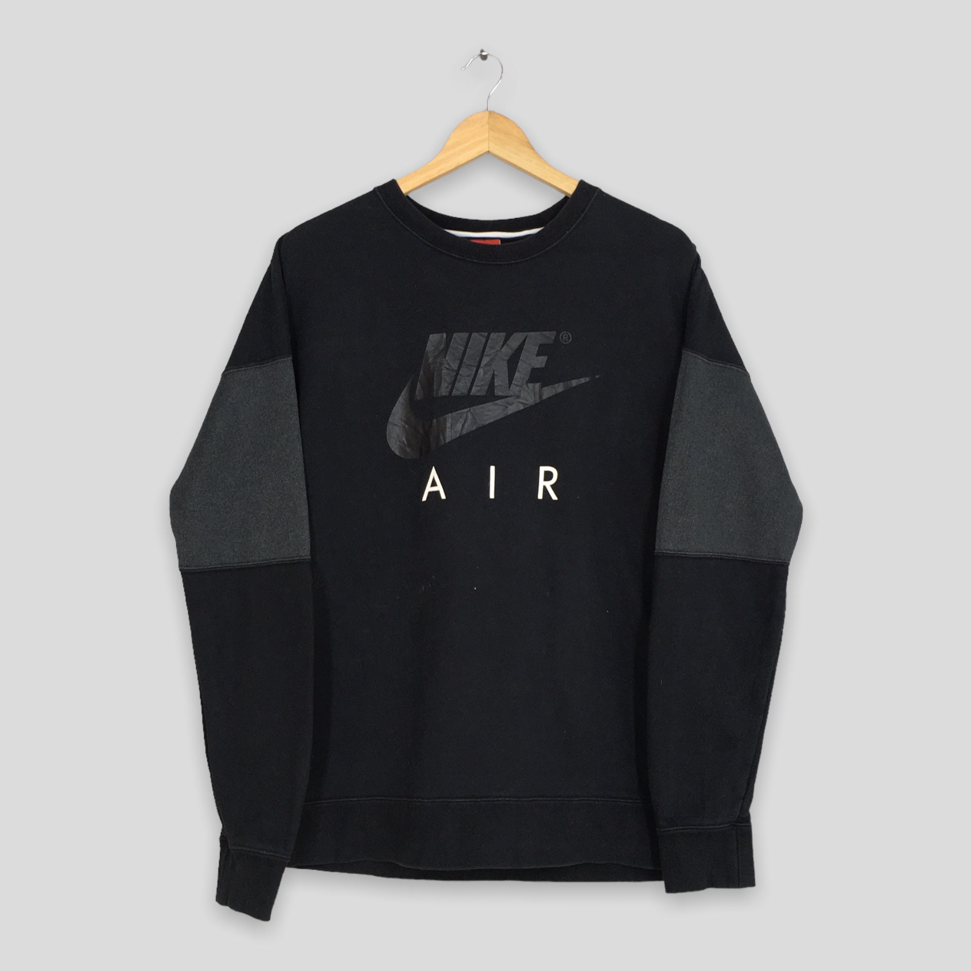 Nike air clearance crew sweatshirt black