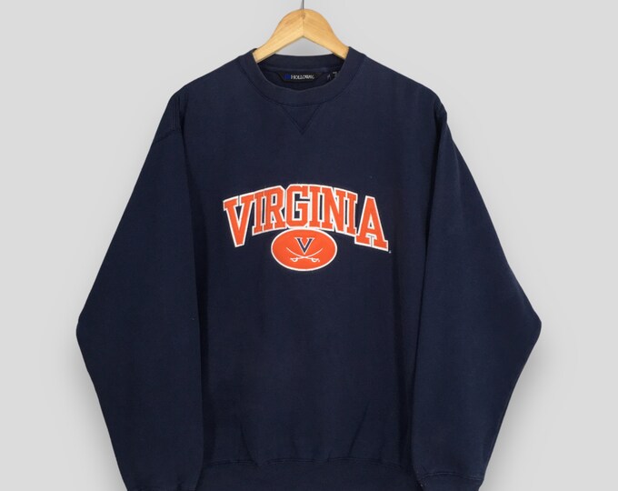 Vintage Virginia Cavaliers Ncaa Sweatshirt Small Virginia Spell Out