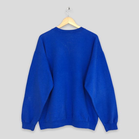 Vintage Mark Twain School Blue Sweatshirt Large M… - image 6