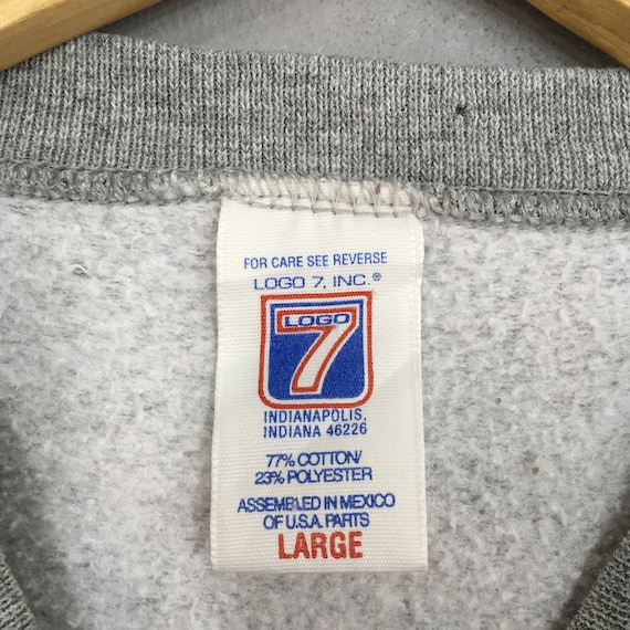 Vintage Cleveland Baseball Gray Sweatshirt Large … - image 5