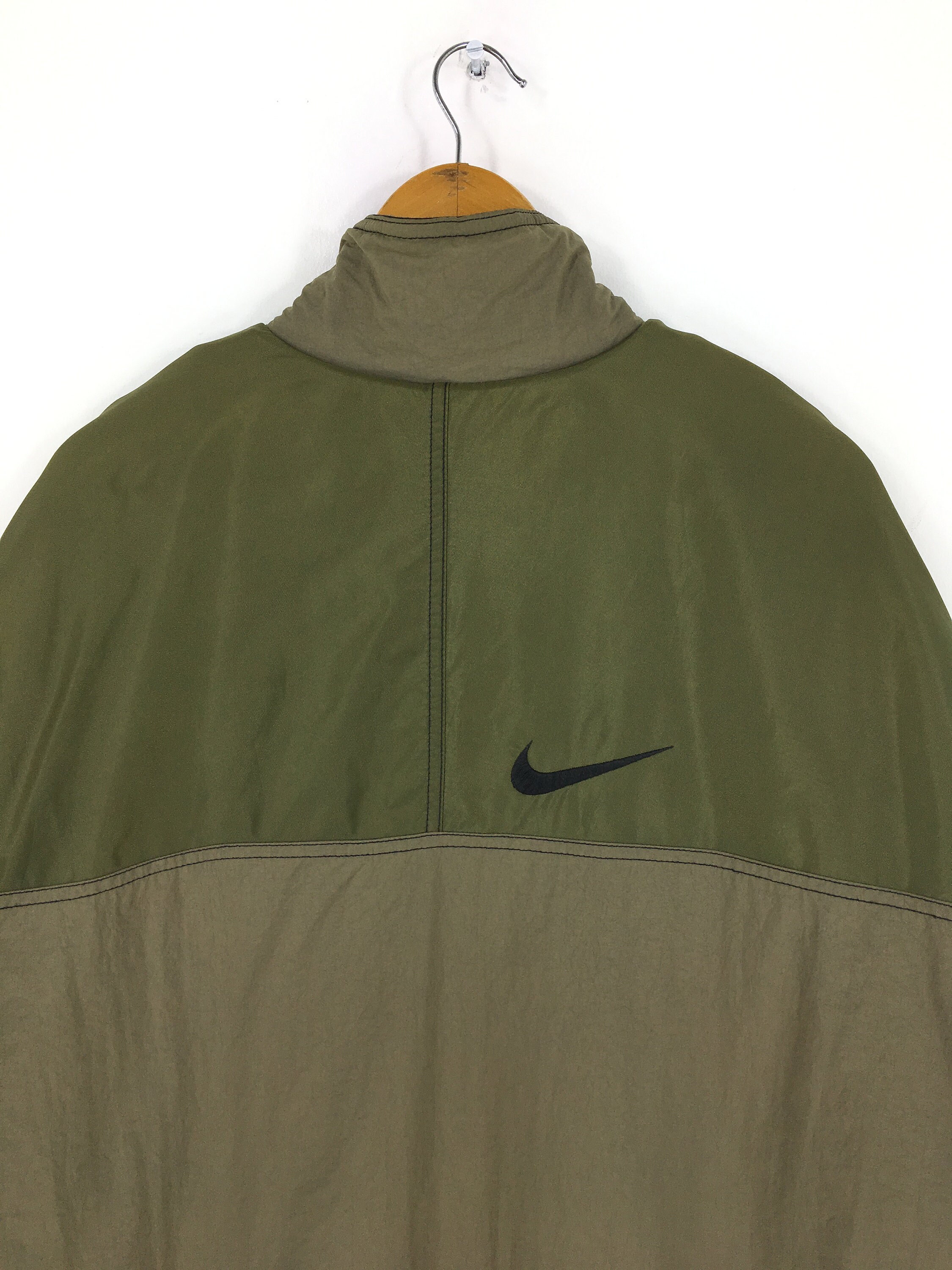 Nike Jacket Parka Jacket Large Men Vintage 90s Nike Swoosh | Etsy