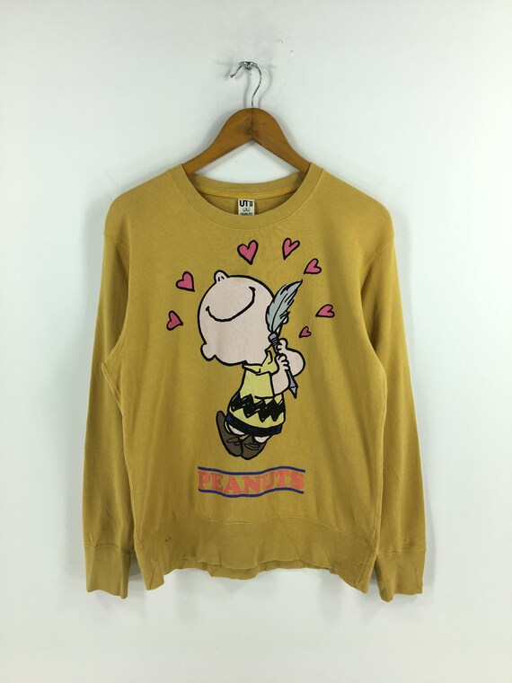 Vintage 1990's Charlie Brown Sweatshirt Medium Snoopy Joe - Etsy