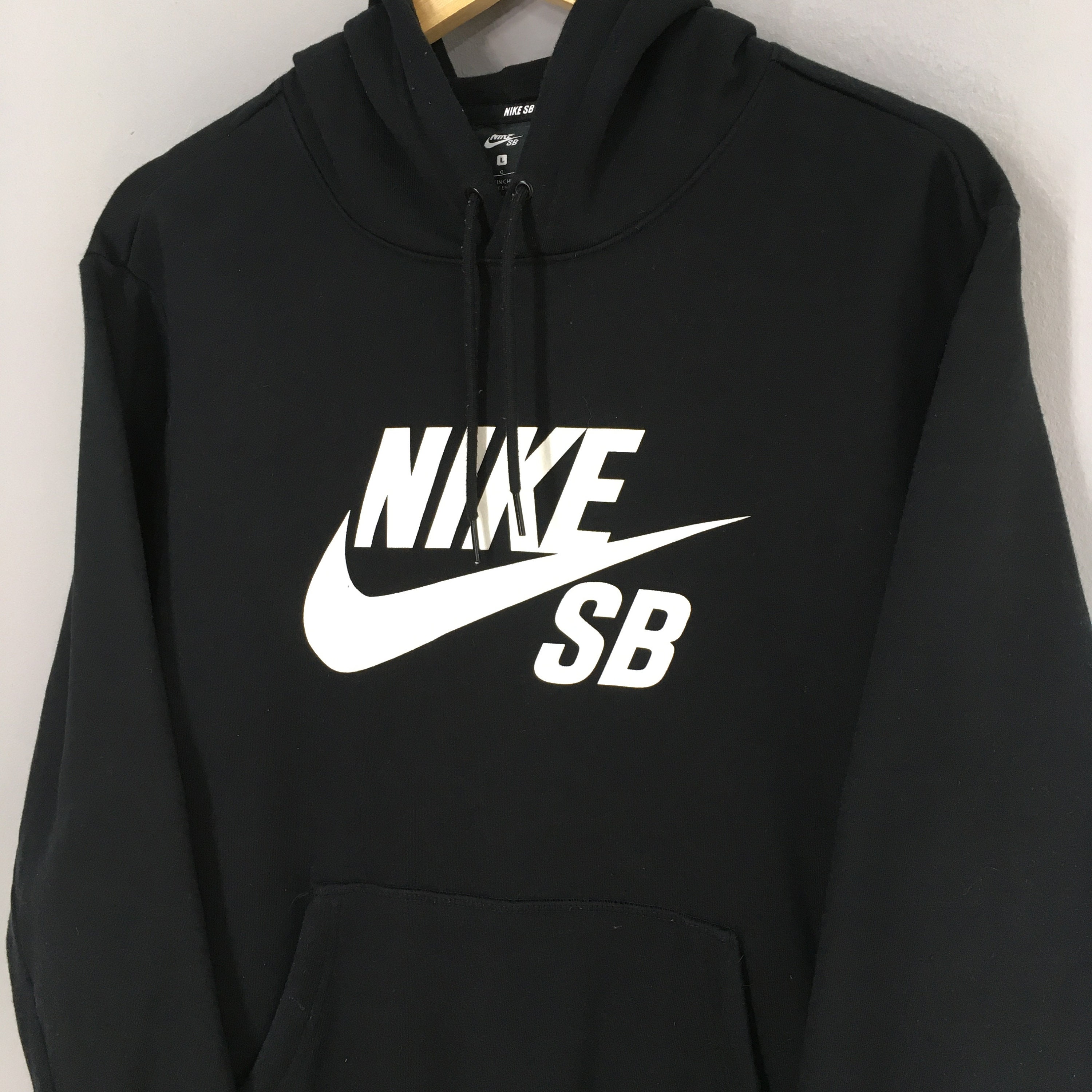 Vintage 90's Nike SB Black Hoodie Sweatshirts Large Nike - Etsy Israel