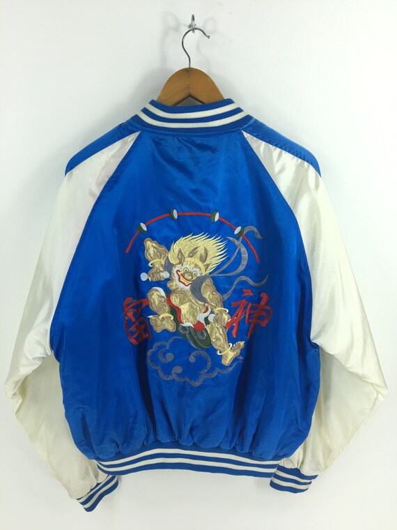 Vintage Raijin Devil Spirit Sukajan Jacket Large S