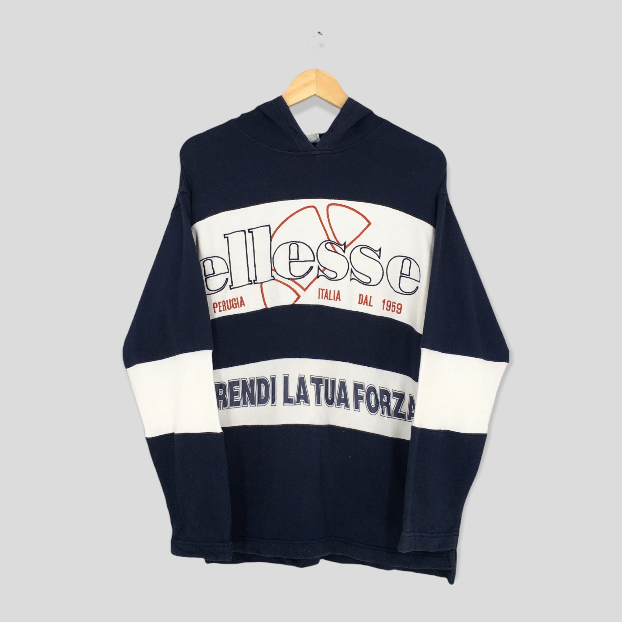 gevechten heel veel Zonsverduistering Vintage Ellesse Perugia Italia Blue Sweater Medium jaren 90 - Etsy Nederland