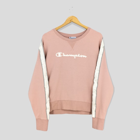Vintage Champion Sportswear Pink Crop Sweatshirt - Etsy Sweden