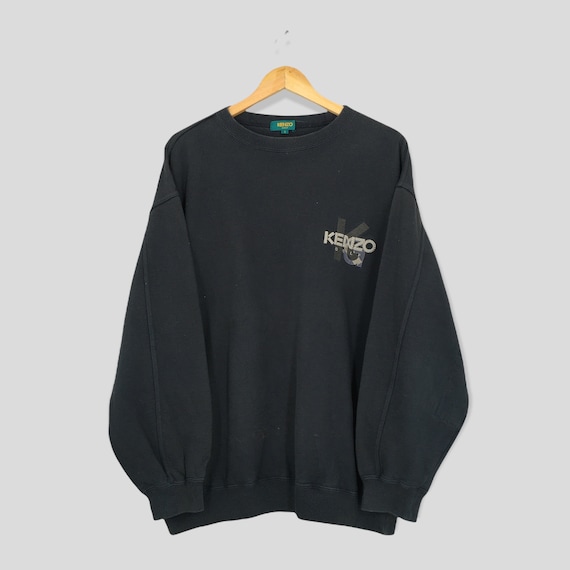 Vintage Kenzo Golf Black Sweater Xlarge 