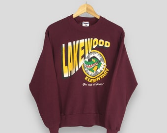 Vintage Lakewood Elementary School Sweatshirt Crewneck Small Lakewood Elementary Printed Crewneck Lakewood School Sweater Size S