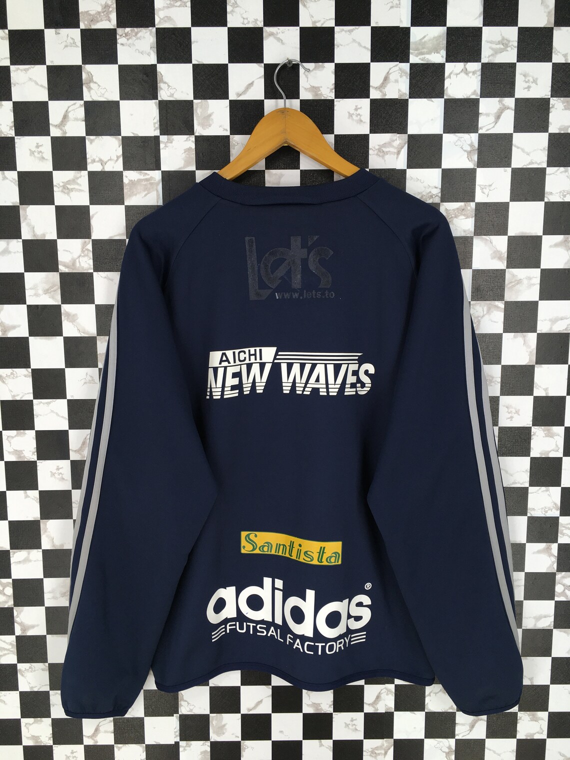 Adidas Blue Jumper Pullover XLarge Vintage Adidas Drei Etsy