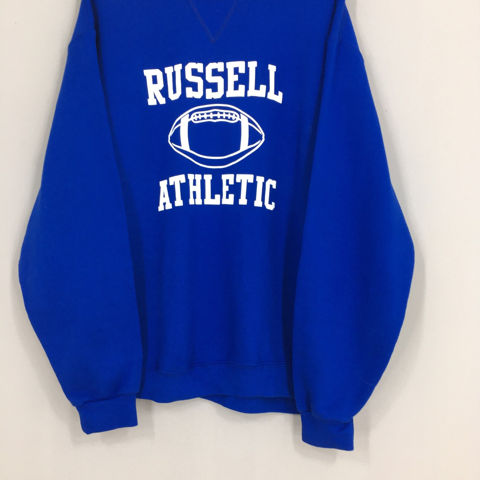 Vintage 90s Russell Athletic Sweatshirt Blue Xlarge Jumper Etsy