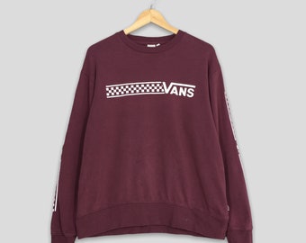 vans burgundy jumper