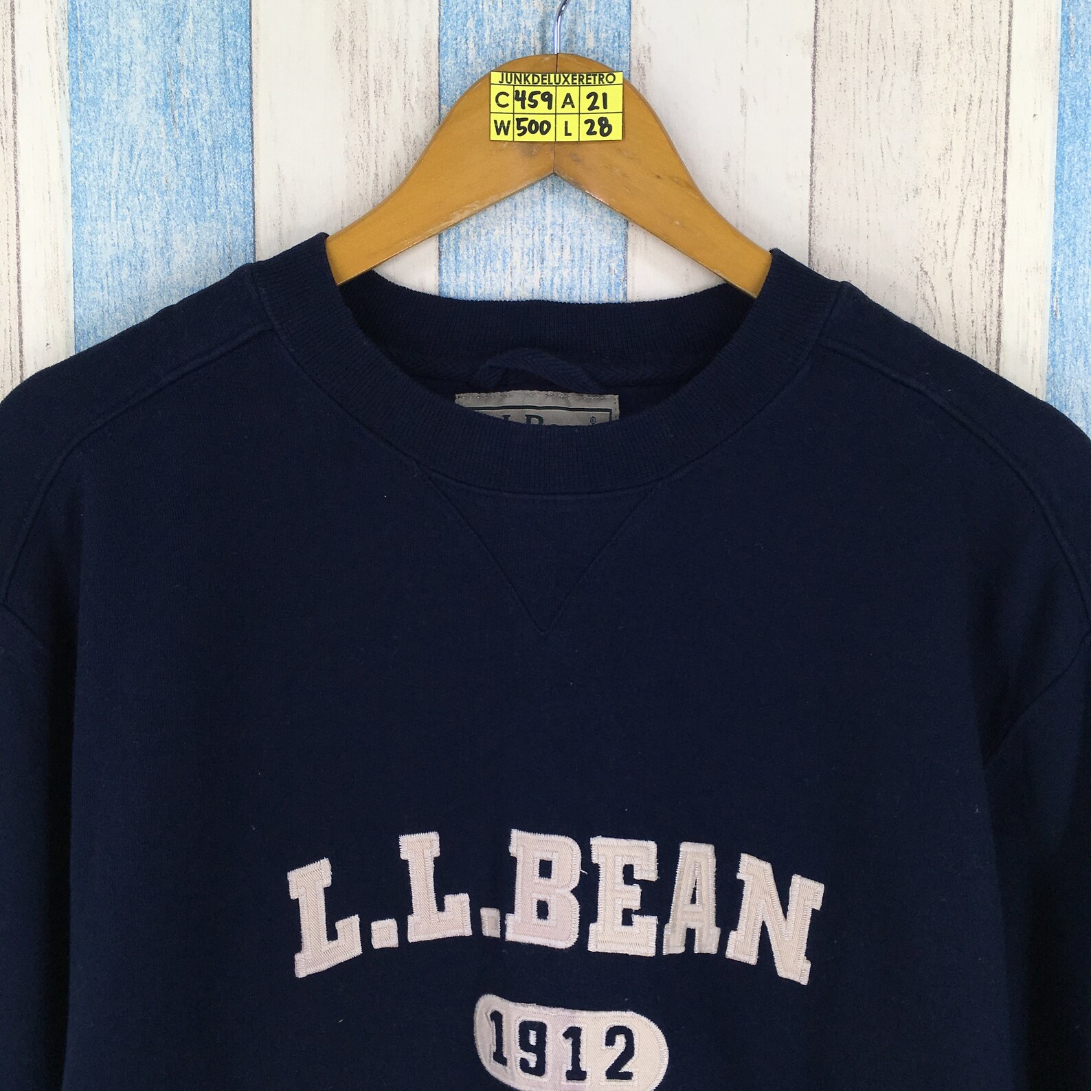 LL Bean Sweatshirt Mens Medium Blue Vintage 90's LL Bean Etsy