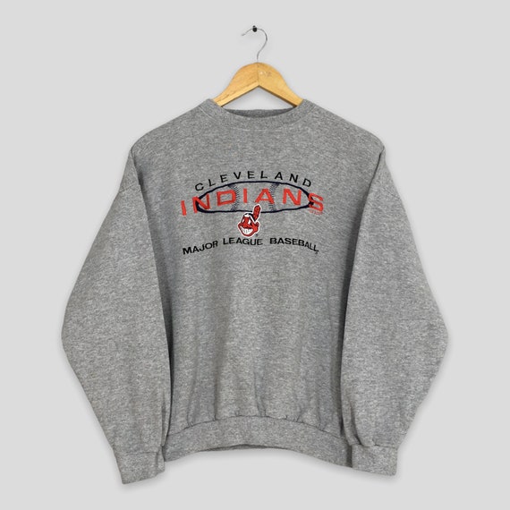 Vintage Cleveland Baseball Gray Sweatshirt Large … - image 1