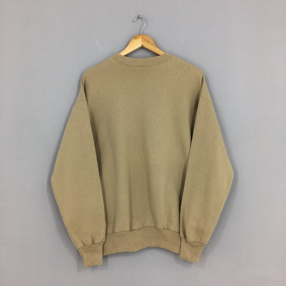 brown hanes crewneck