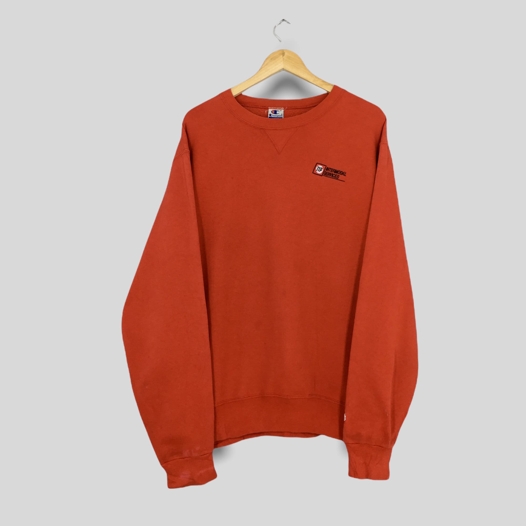 Felpa rossa champion cheap