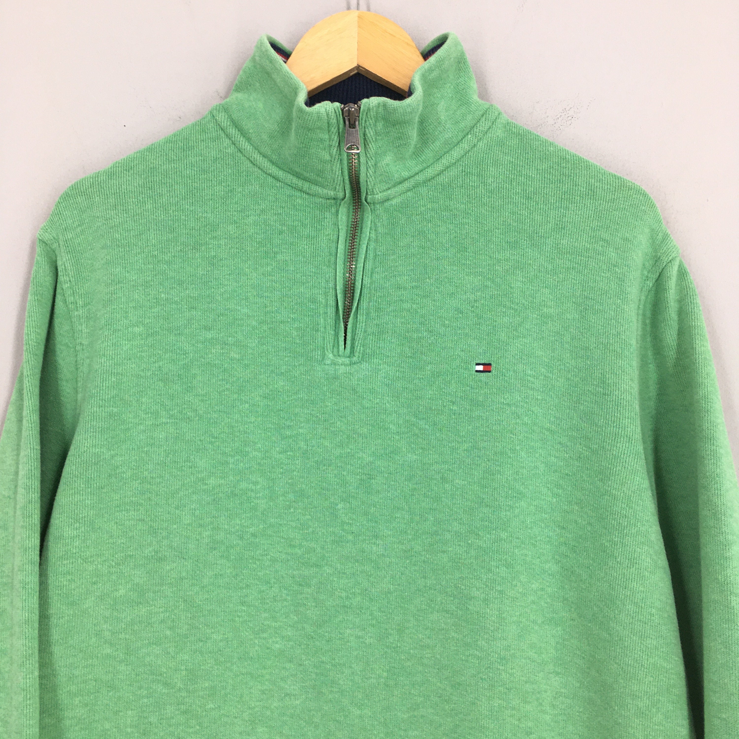 Tommy Hilfiger Green Sweatshirt Medium 