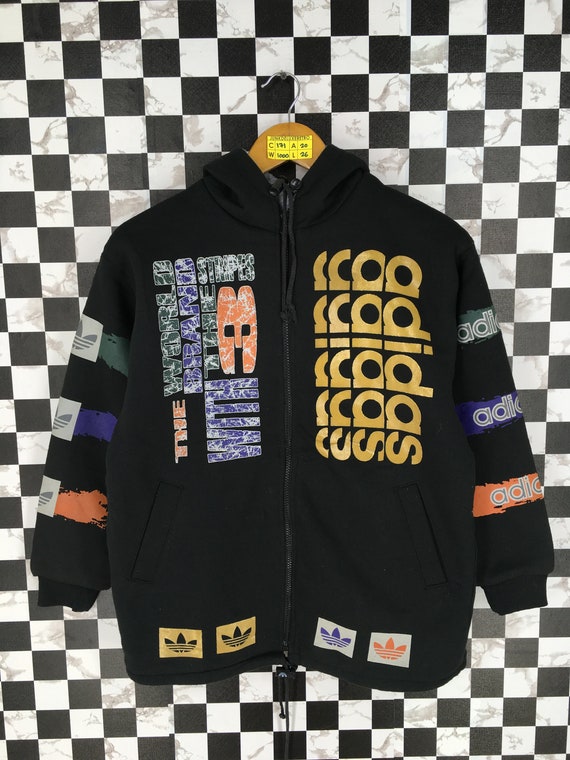 vintage 80s adidas hip hop run dmc style hoodies