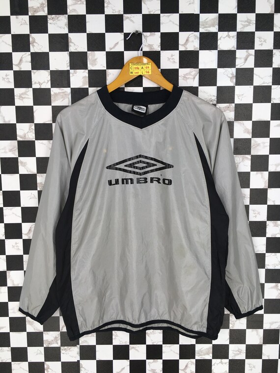 Vintage Umbro Jersey Large Gray Vintage 90's Umbro